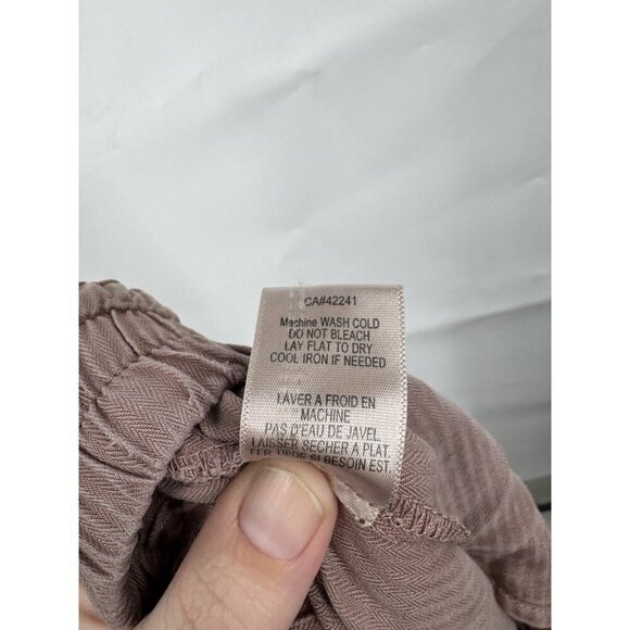 Anthropologie Cargo Jogger Pant Women Small Pink Grunge Retro Minimalist Preppy - Picture 6 of 10